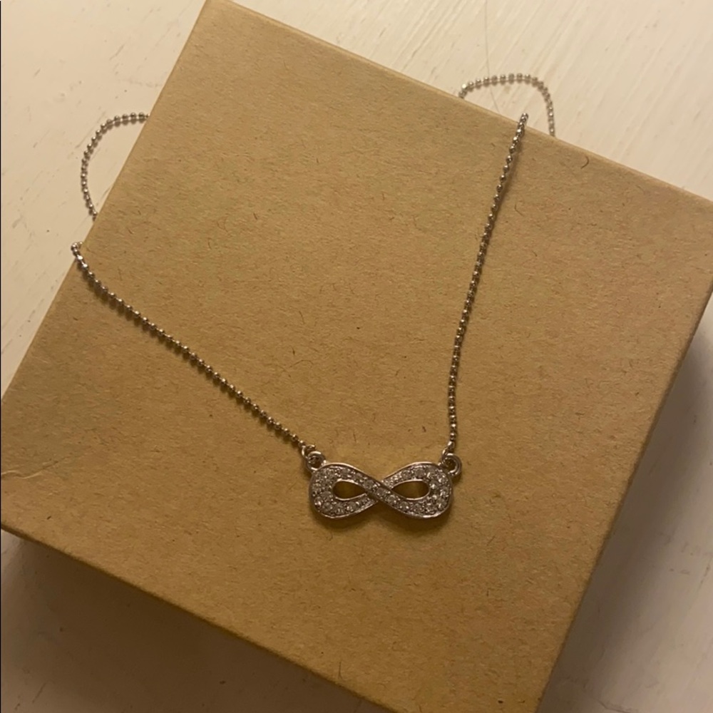 Sterling Infinity Necklace